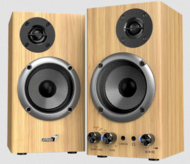 GENIUS 2.0 Hangszóró SP-HF520BT Jack 20 Watt Fa színű, Bluetooth