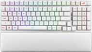 ASUS ROG Strix Scope II 96 RX vezeték nélküli billentyűzet - UK layout - Fehér /ROG RX/
