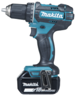 Makita MT M6301DWE fúró-csavarbehajtó (2x 18V-1,5Ah akkumulátor; táska; DC18WA akkutöltő)