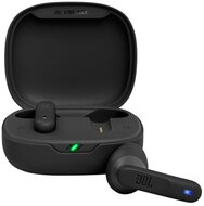 JBL VIBE FLEX bluetooth fülhallgató SZTEREO (v5.2, TWS, mikrofon, mélyhang kiemelés, IP54 + töltőtok) FEKETE