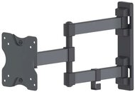Manhattan TV állvány - Fali, dönthető, forgatható, TV állvány Fekete (max.VESA:100x100)(13"-27"-ig)