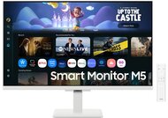 SAMSUNG SMART VA monitor 32" M5, 1920x1080, 16:9, 250cd/m2, 4ms, 2xHDMI/2xUSB/WiFi/Bluetooth, hangszóró, fehér