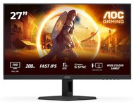 AOC IPS Gaming 200Hz monitor 27" 27G4HRE, 1920x1080, 16:9, 300 cd/m2, 0,5ms, HDMIx2/DisplayPort