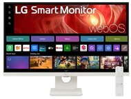 LG Smart monitor 27" 27U731SA-W, 3840x2160, 16:9, 350cd/m2, 5ms, HDMIx2/USBx2/USB-C, hangszóró