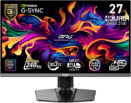 MSI Monitor GAMING MPG 272URX QD-OLED 26,5" UHD 3840x2160, 240Hz, 150000:1 CR, 250cd/m2, 0,03ms, 2x HDMI, DP, USB-C