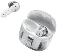 JBL TUNE FLEX 2 GHOST EDITION Bluetooth fülhallgató, tölthető 2 óra, IP45, adaptív zajcsökkentés, térhatás, fehér