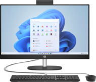 HP AIO 27-cr0008nn 27" FHD AG IPS 300d, Core i3-N300 2.4GHz, 8GB, 512GB SSD, Win 11, fekete