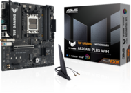 Asus Alaplap - AMD TUF GAMING A620AM-PLUS WIFI AM5 (A620, 4xDDR5 7600+MHz, 1x 2,5 Gb LAN, 2xM.2, 4xSATA3, HDMI+2xDP)