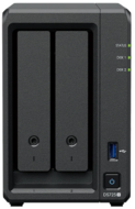 SYNOLOGY NAS 2 fiókos DS725+ 2x4TB AMD Ryzen R1600 2x2,6GHz, 4GB DDR4 ECC RAM, 1x1Gbps, 1x2,5Gbps 1xUSB3.2Gen1
