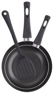 Bergner BGEU-5552 serpenyő szett 3 részes fekete