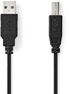 Nedis CCGL60100BK20 USB2.0, USB A - B kábel, 480Mbs, 10W, hossz 2m