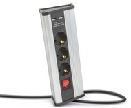 Delight sarok elosztó 3 aljzat + 2 USB csatlakozó (20483S)