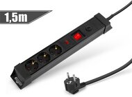 Delight túlfeszültségvédő - 20249-3 (túláram elleni védelem, 3-as elosztó, kapcsolóval, 1,5m)