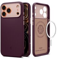 SPIGEN NANO POP szilikon telefonvédő (kameravédő, MagSafe) BURGUNDY Apple iPhone 17 Pro Max