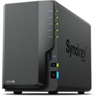 SYNOLOGY NAS 2 fiókos DS224+ Intel Celeron J4125 4x2GHz, 6GB DDR4, 2x1GbE, 2xUSB3.2Gen1
