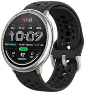 AMAZFIT ACTIVE 2 okosóra (szilikon szíj, aktivitásmérő, GPS, 160 sport mód, NFC, vízálló, 5 ATM) FEKETE