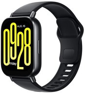 REDMI Watch 5 Active okosóra (szilikon szíj, aktivitásmérő, pulzusmérő, telefonhívás, vízálló, 140+ sport mód) FEKETE