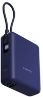XIAOMI vésztöltő USB+Type-C aljzat (10000mAh, 33W, gyorstöltő, fix Type-C kábel) SÖTÉTKÉK
