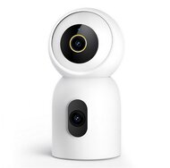 XIAOMI IMILAB C30 DUAL biztonsági kamera (360°-os, mikrofon, éjszakai mód, mozgásérzékelés, 1440p) FEHÉR