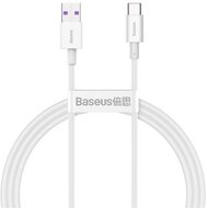 BASEUS SUPERIOR adatkábel (USB - Type-C, 66W, PD gyorstöltő, 200cm, törésgátló) FEHÉR