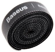 BASEUS CIRCLE VELCRO tépőzáras kábelrendező (tekercs, méretre vágható, 50cm) FEKETE