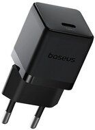 BASEUS PALM hálózati töltő Type-C aljzat (30W, PD gyorstöltő 3.0) FEKETE
