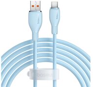 BASEUS PUDDING adatkábel (USB - Type-C, 100W, gyorstöltő, 200cm) VILÁGOSKÉK