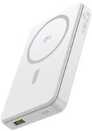 BASEUS Airpow2 Qi2 vésztöltő USB+Type-C aljzat (10000mAh, 22.5W, PD gyorstöltő 3.0, Magsafe, Qi2) FEHÉR