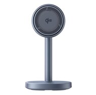 BASEUS ORBIT 2 PRO asztali töltőállvány 2in1 (20W, wireless, Airpods töltő, LED jelzés, Qi2) VILÁGOSSZÜRKE