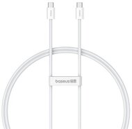 BASEUS SUPERIOR 2 adatkábel (Type-C - Type-C, 100W, PD gyorstöltő, 100cm, törésgátló) FEHÉR