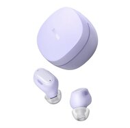 BASEUS BOWIE WM01 bluetooth fülhallgató SZTEREO (v5.3, TWS, mikrofon + töltőtok) LILA