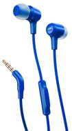 JBL E15 fülhallgató SZTEREO (3.5mm jack, mikrofon, felvevő gomb) SÖTÉTKÉK