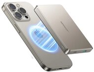 JOYROOM JR-PBM08 PRO vésztöltő Type-C aljzat (10000mAh, 25W, PD gyorstöltő, LED jelzés) TITÁNSZÜRKE