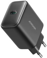 JOYROOM hálózati töltő Type-C aljzat (45W, GaN, PD gyorstöltő 3.0) FEKETE