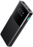 JOYROOM vésztöltő 2 USB+Type-C aljzat (10000mAh, 25W, PD gyorstöltő, LED kijelző) FEKETE