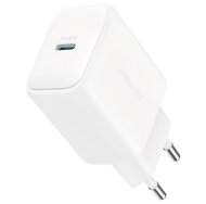 JOYROOM hálózati töltő Type-C aljzat (20W, PD gyorstöltő 3.0 + lightning kábel) FEHÉR