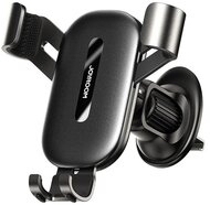 JOYROOM autós tartó (szellőzőre, gravitációs, 360°, töltő kialakítás, 4.7-7" méret) FEKETE