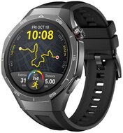 HUAWEI Watch GT 5 Pro okosóra (46mm, beépített GPS, aktivitásmérő, pulzusmérő, IPX7 vízálló, szilikon szíj) FEKETE