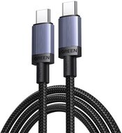 UGREEN L528 adatkábel (Type-C - Type-C, 240W, PD gyorstöltő 3.0, 300cm) SÖTÉTSZÜRKE