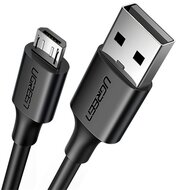 UGREEN Kábel USB 2.0 USB-A - Micro USB, M/M, 1,5m, fekete