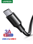 UGREEN Kábel USB 2.0 USB-A - USB-C, Gyorstöltő, 18W, 3A, M/M, 2m, fekete