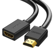 UGREEN Kábel HDMI 2.0 HDMI - HDMI, hosszabbító, 4K@60Hz, M/F, 1m, fekete