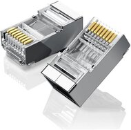 UGREEN RJ45 dugó UTP CAT6 Moduláris, Nikkelezett, 10 darabos csomag