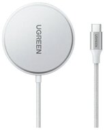 UGREEN vezeték nélküli töltő pad, 15W, Qi2, mágneses, fehér