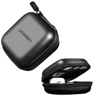 UGREEN Univerzális Fülhallgató tároló kemény tok, karabínerrel, fekete