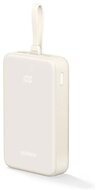 UGREEN Power Bank hordozható töltő, 20000mAh, beépített kábelllel, fehér