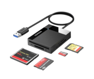 UGREEN 4 az 1-ben USB 3.0 kártyaolvasó 0,5m, fekete