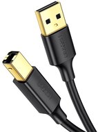 UGREEN Kábel USB 2.0 USB-A - USB-B, Nyomtató kábel, 480 Mbps, M/M, 1m, fekete