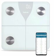 Salente SlimFit, személyi diagnosztikai fitnesz mérleg, Bluetooth, fehér