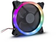 ARGUS Gamer hűtő ventilátor, 2 tűs, 120mm, RGB - 1 darabos kiszerelés, fekete